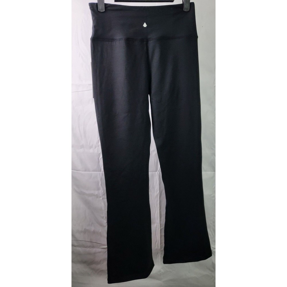 Cali Sport Black Yoga Running Training Leggings Medium Boot Cut New With …